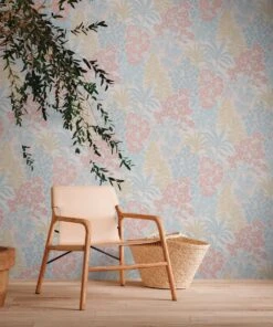 A.S. Creation AS Creation Metropolitan Stories 3 - PAPIER PEINT FLEURS ET FEUILLES - Blanc Jaune Rose Bleu - 1005 X 53 Cm -Décoration d'intérieur 1000x1200 3