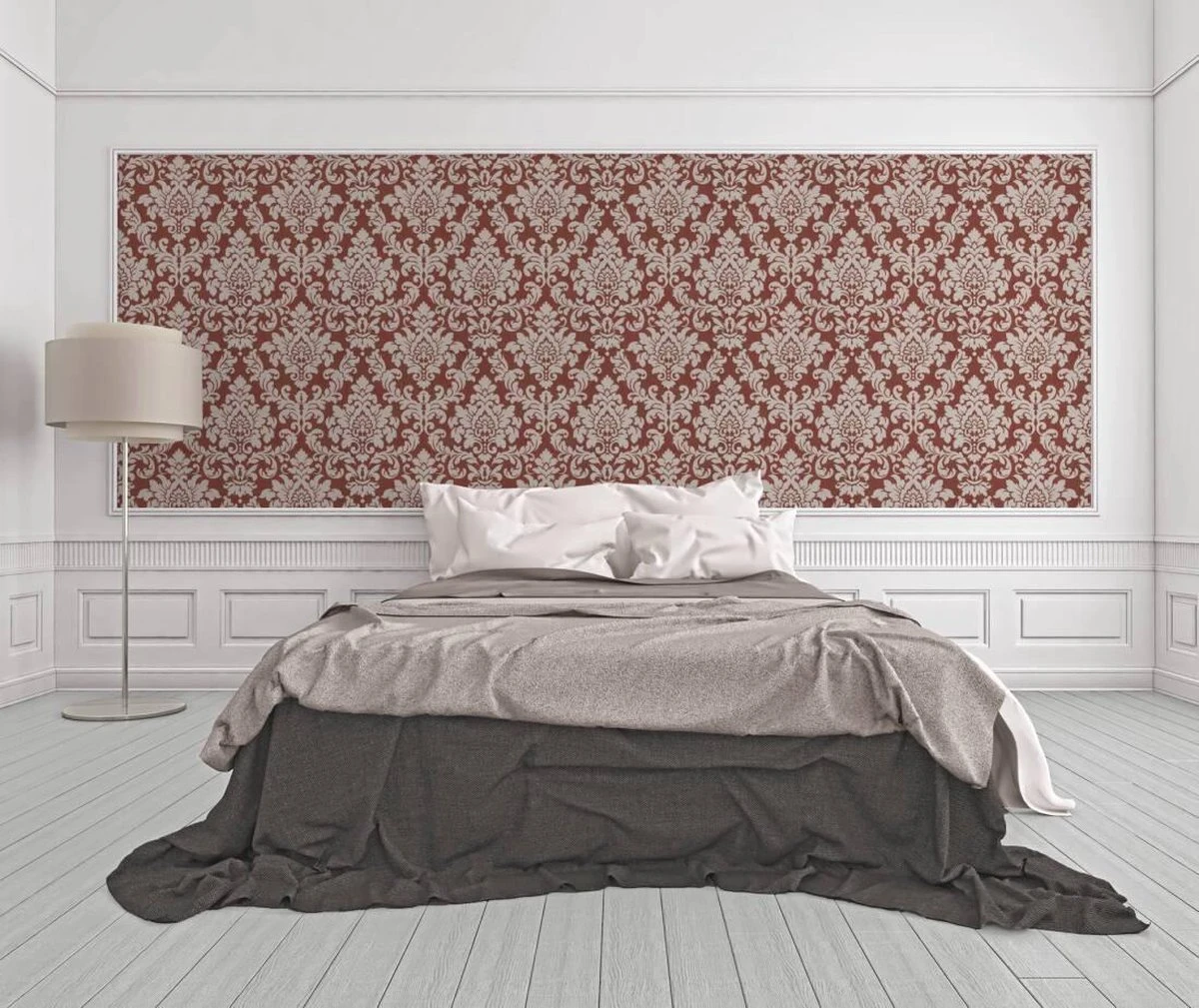 A.S. Creation PAPIER PEINT ORNEMENTS BAROQUES TRADITIONNELS - Beige Rouge Métallisé - AS Creation Trendwall 4 A.S. Creation PAPIER PEINT ORNEMENTS BAROQUES TRADITIONNELS - Beige Rouge Métallisé - AS Creation Trendwall – Image 4