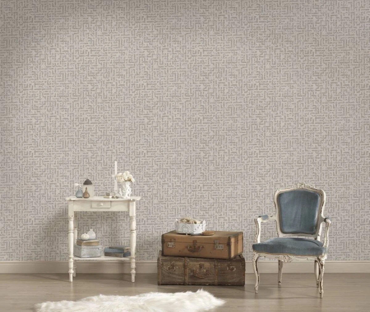 A.S. Creation AS Creation My Home My Spa - PAPIER PEINT À STRUCTURE GÉOMÉTRIQUE - Aspect Usé - 1005 X 53 Cm 3 A.S. Creation AS Creation My Home My Spa - PAPIER PEINT À STRUCTURE GÉOMÉTRIQUE - Aspect Usé - 1005 X 53 Cm – Image 3