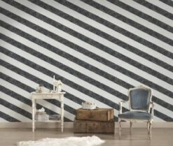 A.S. Creation AS Creation MICHALSKY - Papier Peint à Rayures Marbrées - Natuursteen - Argent Blanc Noir - 1005 X 53 Cm -Décoration d'intérieur 1200x1014 7