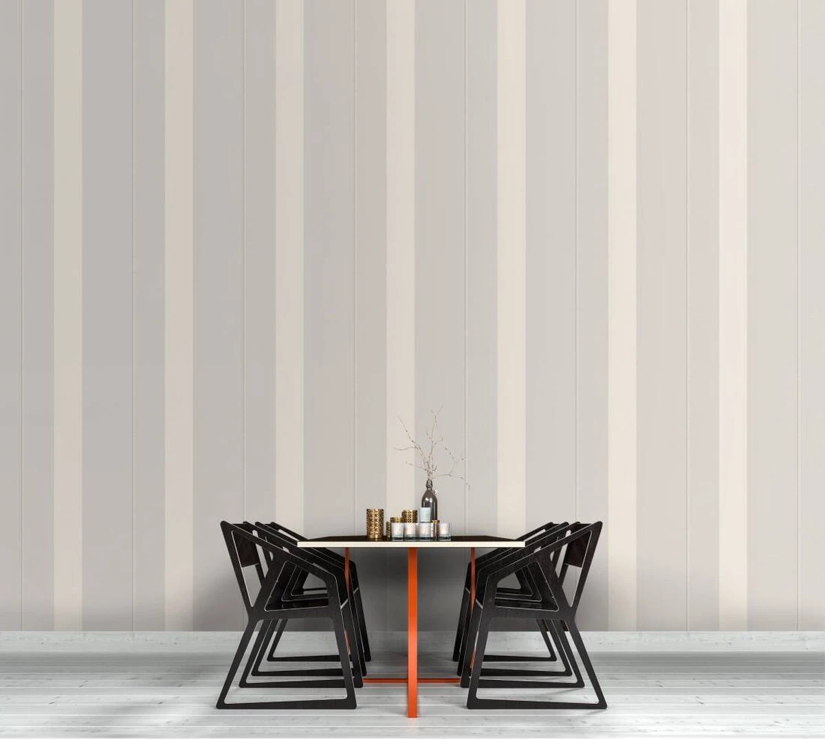 A.S. Creation AS Creation Karl Lagerfeld - Papier Peint Block Stripes - Avantgarde "Ribbon" - Gris Blanc - 1005 X 53 Cm 7 A.S. Creation AS Creation Karl Lagerfeld - Papier Peint Block Stripes - Avantgarde "Ribbon" - Gris Blanc - 1005 X 53 Cm – Image 7