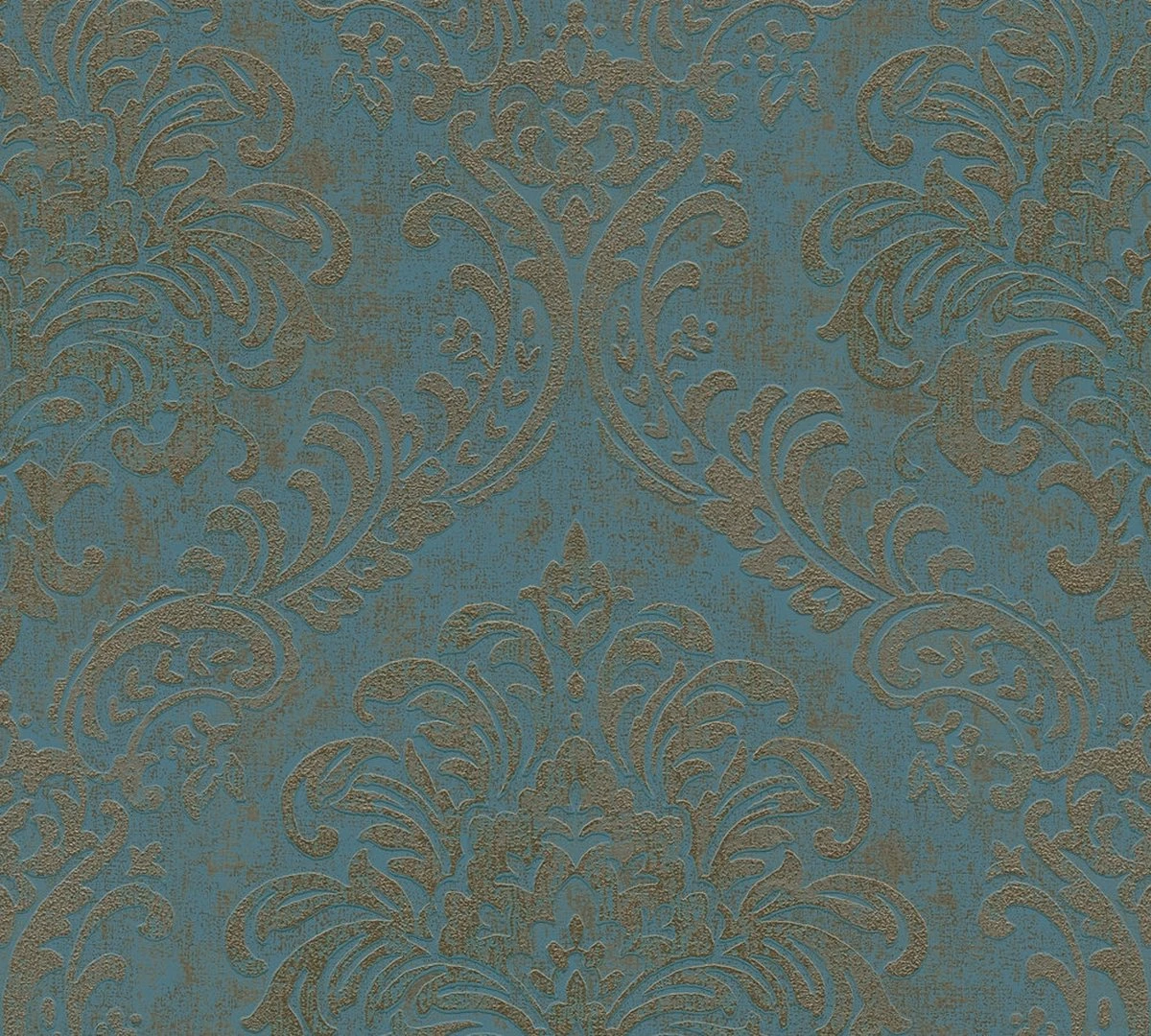 A.S. Creation AS Creation Metropolitan Stories 3 - PAPIER PEINT ORNEMENTS BAROQUES - Pétrole Doré - 1005 X 53 Cm 8 A.S. Creation AS Creation Metropolitan Stories 3 - PAPIER PEINT ORNEMENTS BAROQUES - Pétrole Doré - 1005 X 53 Cm – Image 8