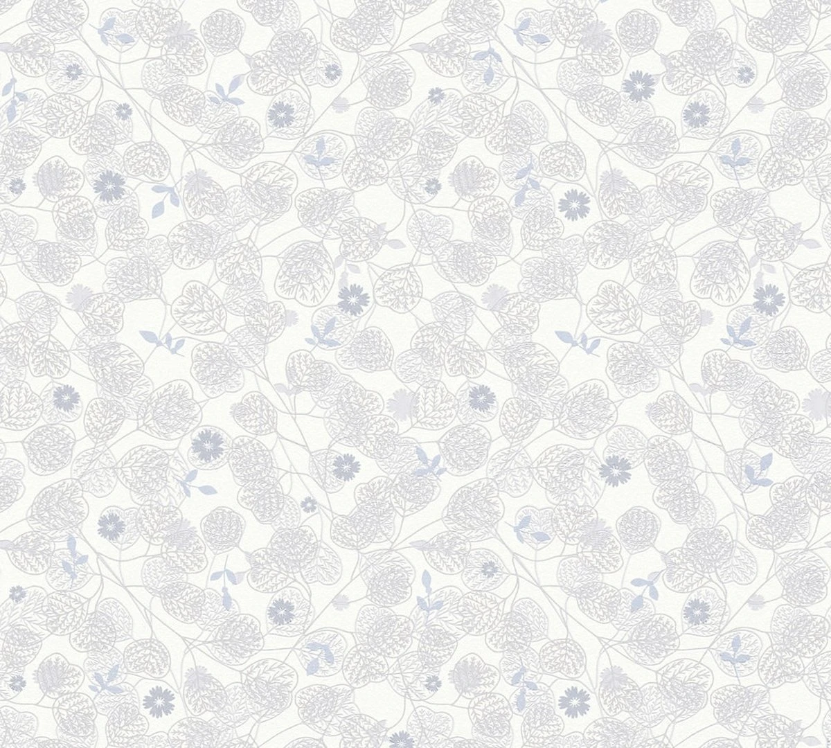 A.S. Creation AS Creation Metropolitan Stories 3 - PAPIER PEINT FLEURS ET FEUILLES - Gris Blanc Bleu - 1005 X 53 Cm 7 A.S. Creation AS Creation Metropolitan Stories 3 - PAPIER PEINT FLEURS ET FEUILLES - Gris Blanc Bleu - 1005 X 53 Cm – Image 7