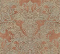 A.S. Creation AS Creation Metropolitan Stories 3 - PAPIER PEINT BAROQUE CLASSIQUE - Orange Turquoise Gris Or - 1005 X 53 Cm -Décoration d'intérieur 1200x1080 66