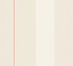 A.S. Creation AS Creation Karl Lagerfeld - Papier Peint Block Stripes - Avantgarde "Ribbon" - Blanc Rouge Gris - 1005 X 53 Cm