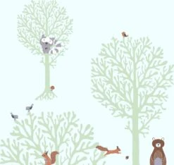 A.S. Creation PAPIER PEINT ANIMAUX DANS LA FORET - Vert Marron Grijs Wit - Papier Peint Chambre D'enfant - AS Creation Little Love 5 A.S. Creation PAPIER PEINT ANIMAUX DANS LA FORET - Vert Marron Grijs Wit - Papier Peint Chambre D'enfant - AS Creation Little Love -Décoration d'intérieur 1200x1135 1