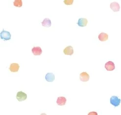 A.S. Creation PAPIER PEINT COLORÉS - Bont Wit Blauw Jaune Rouge - Papier Peint Chambre D'enfant - AS Creation Little Love