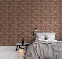 A.S. Creation AS Creation MICHALSKY - Papier Peint Jungle - Singes Araignées Entre Les Feuilles - Orange Gris Noir - 1005 X 53 Cm -Décoration d'intérieur 1200x1141 13