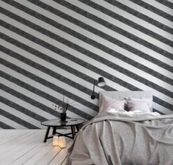 A.S. Creation AS Creation MICHALSKY - Papier Peint à Rayures Marbrées - Natuursteen - Argent Blanc Noir - 1005 X 53 Cm -Décoration d'intérieur 1200x1141 33