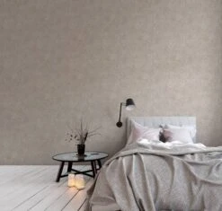 A.S. Creation AS Creation Trendwall 2 - PAPIER PEINT VINTAGE STRUCTURE - Avec Effet Métallisé - Beige Brun Doré - 1005 X 53 Cm -Décoration d'intérieur 1200x1141 38