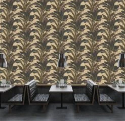 A.S. Creation PAPIER PEINT DE FEUILLES DE PLANTES CUILLÈRE - Brun Zwart Brillant - AS Creation Metropolitan Stories 2 20 A.S. Creation PAPIER PEINT DE FEUILLES DE PLANTES CUILLÈRE - Brun Zwart Brillant - AS Creation Metropolitan Stories 2 -Décoration d'intérieur 1200x1159 33