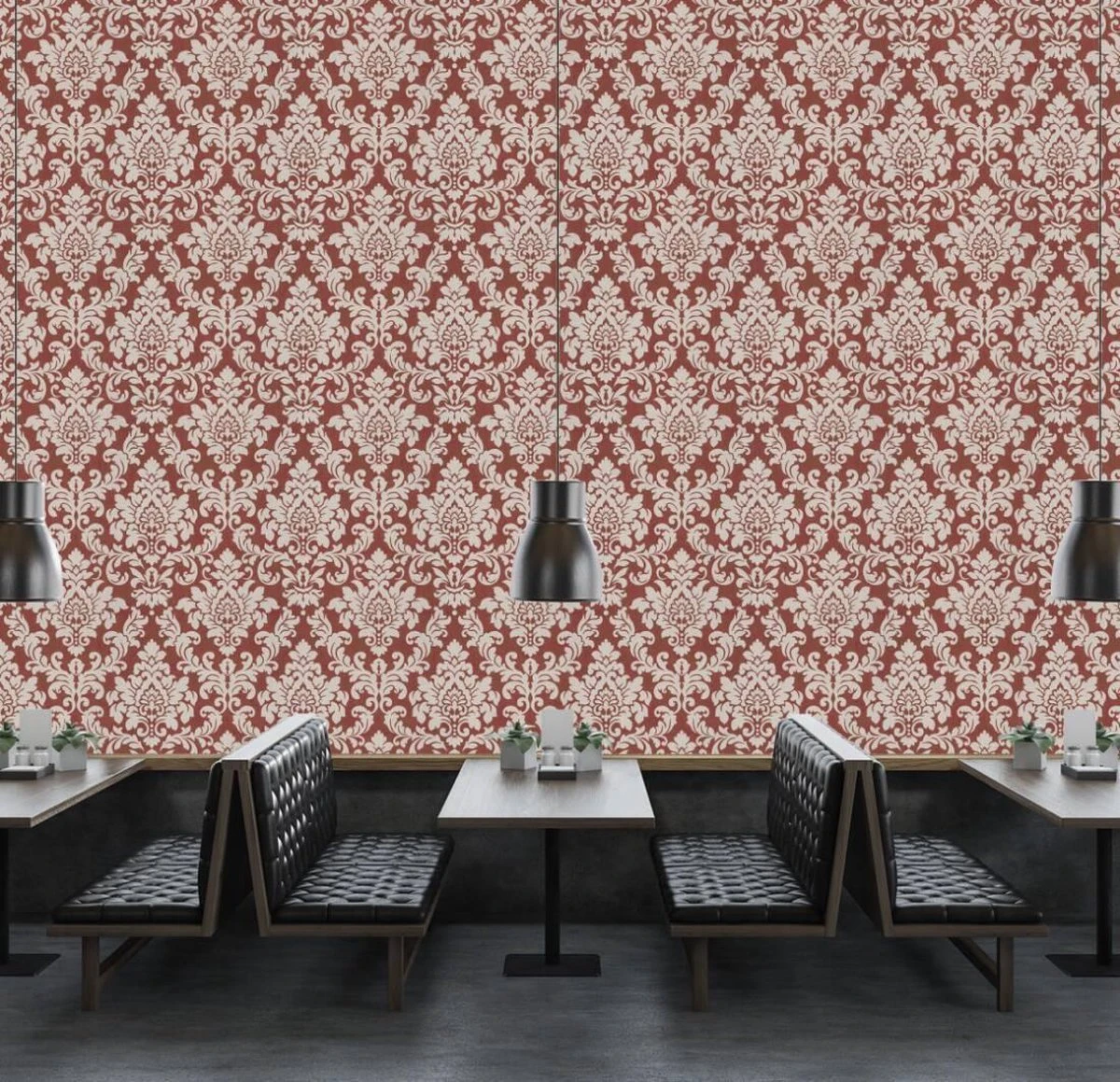 A.S. Creation PAPIER PEINT ORNEMENTS BAROQUES TRADITIONNELS - Beige Rouge Métallisé - AS Creation Trendwall 6 A.S. Creation PAPIER PEINT ORNEMENTS BAROQUES TRADITIONNELS - Beige Rouge Métallisé - AS Creation Trendwall – Image 6