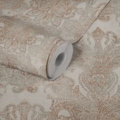 A.S. Creation AS Creation Metropolitan Stories 3 - PAPIER PEINT BAROQUE CLASSIQUE - Beige Gris Rouge Marron Blanc Crème - 1005 X 53 Cm -Décoration d'intérieur 1200x1200 105