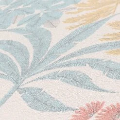 A.S. Creation AS Creation Metropolitan Stories 3 - PAPIER PEINT FLEURS ET FEUILLES - Blanc Jaune Rose Bleu - 1005 X 53 Cm -Décoration d'intérieur 1200x1200 112