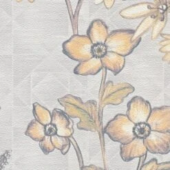 A.S. Creation AS Creation Metropolitan Stories 3 - PAPIER PEINT FLORAL VINTAGE - Gris Orange Jaune - 1005 X 53 Cm -Décoration d'intérieur 1200x1200 123