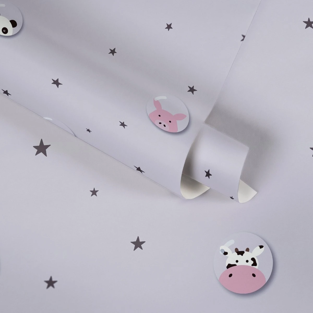 A.S. Creation PAPIER PEINT ANIMAUX DANS LES ETOILES - Grijs Wit Jaune Zwart Zwart - Papier Peint Chambre D'enfant - AS Creation Little Love 3 A.S. Creation PAPIER PEINT ANIMAUX DANS LES ETOILES - Grijs Wit Jaune Zwart Zwart - Papier Peint Chambre D'enfant - AS Creation Little Love – Image 3