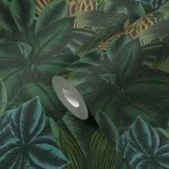 A.S. Creation AS Creation Metropolitan Stories 3 - PAPIER PEINT FEUILLES EXOTIQUES - Vert Jaune Bleu - 1005 X 53 Cm -Décoration d'intérieur 1200x1200 170