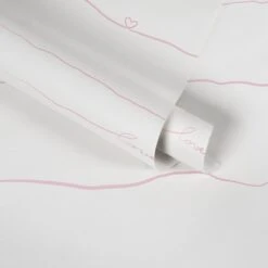 A.S. Creation HEARTS GUIRLAND WALLPAPER - Rose Wit - Papier Peint Chambre D'enfant - AS Creation Little Love -Décoration d'intérieur 1200x1200 179