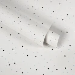 A.S. Creation LITTLE STARS WALLPAPER - Blauw Wit Zwart Grijs - Papier Peint Chambre D'enfant - AS Creation Little Love -Décoration d'intérieur 1200x1200 49