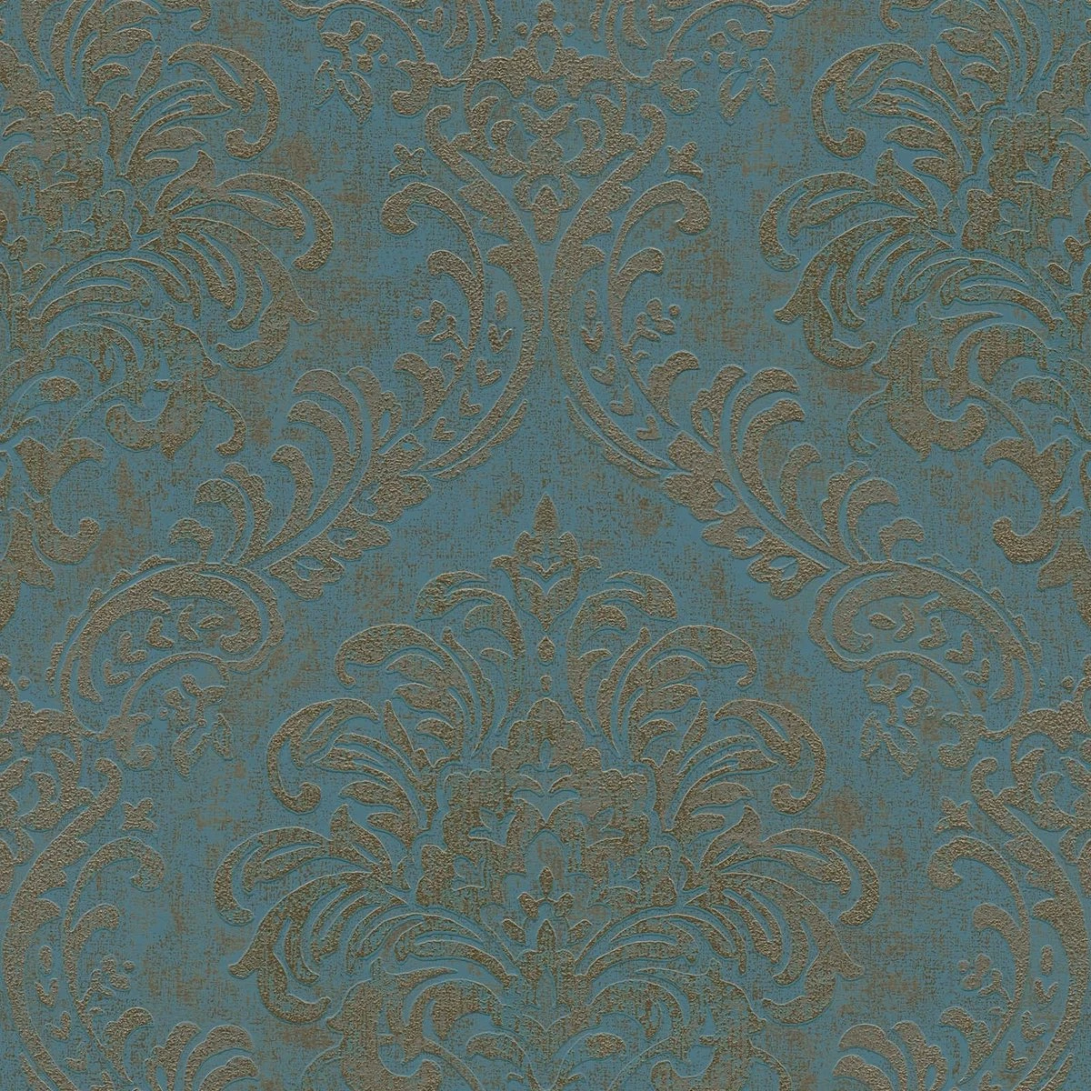 A.S. Creation AS Creation Metropolitan Stories 3 - PAPIER PEINT ORNEMENTS BAROQUES - Pétrole Doré - 1005 X 53 Cm 2 A.S. Creation AS Creation Metropolitan Stories 3 - PAPIER PEINT ORNEMENTS BAROQUES - Pétrole Doré - 1005 X 53 Cm – Image 2