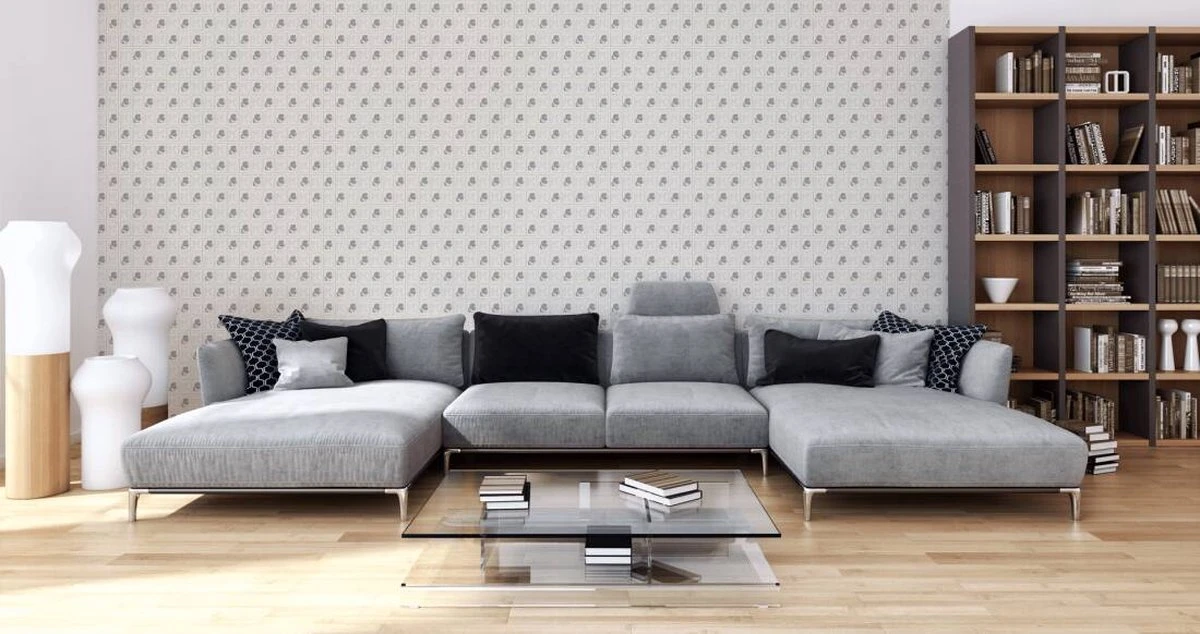 A.S. Creation AS Creation Karl Lagerfeld - Papier Peint Portrait - Design "Kameo" Dessin - Blanc Gris Argent Métallisé - 1005 X 53 Cm 13 A.S. Creation AS Creation Karl Lagerfeld - Papier Peint Portrait - Design "Kameo" Dessin - Blanc Gris Argent Métallisé - 1005 X 53 Cm – Image 13