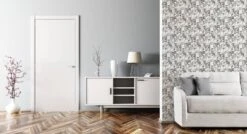 A.S. Creation AS Creation MICHALSKY - Papier Peint Jungle - Singes Araignées Entre Les Feuilles - Gris Blanc Noir - 1005 X 53 Cm -Décoration d'intérieur 1200x652 12