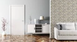 A.S. Creation AS Creation MICHALSKY - Papier Peint Jungle - Singes Araignées Entre Les Feuilles - Beige Gris Blanc - 1005 X 53 Cm -Décoration d'intérieur 1200x652 16