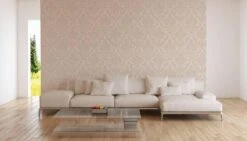 A.S. Creation PAPIER PEINT ORNEMENTS BAROQUES TRADITIONNELS - Beige Crème Métallique - AS Creation Trendwall -Décoration d'intérieur 1200x687 10