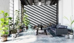 A.S. Creation AS Creation MICHALSKY - Papier Peint à Rayures Marbrées - Natuursteen - Argent Blanc Noir - 1005 X 53 Cm -Décoration d'intérieur 1200x690 17