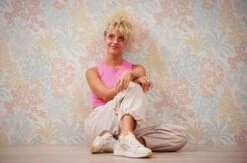 A.S. Creation AS Creation Metropolitan Stories 3 - PAPIER PEINT FLEURS ET FEUILLES - Blanc Jaune Rose Bleu - 1005 X 53 Cm -Décoration d'intérieur 1200x794