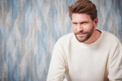 A.S. Creation PAPIER PEINT RUGUEUX VINTAGE | Scandinave - Bleu Beige Orange - AS Création Metropolitan Stories 3 -Décoration d'intérieur 1200x800 36