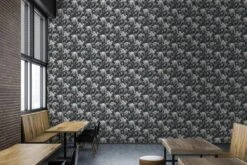 A.S. Creation AS Creation MICHALSKY - Papier Peint Jungle - Singes Araignées Entre Les Feuilles - Gris Noir - 1005 X 53 Cm -Décoration d'intérieur 1200x802 28