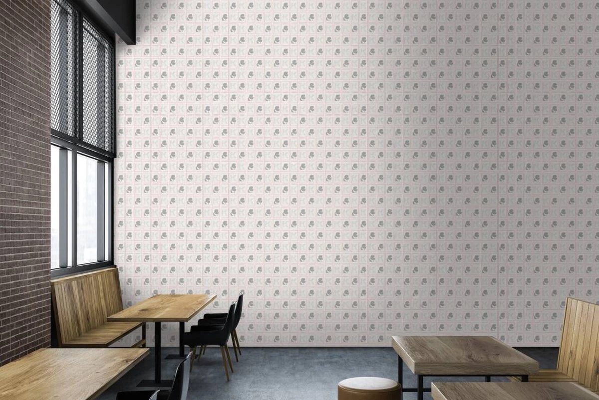 A.S. Creation AS Creation Karl Lagerfeld - Papier Peint Portrait - Design "Kameo" Dessin - Blanc Argent Rouge Gris - 1005 X 53 Cm 5 A.S. Creation AS Creation Karl Lagerfeld - Papier Peint Portrait - Design "Kameo" Dessin - Blanc Argent Rouge Gris - 1005 X 53 Cm – Image 5