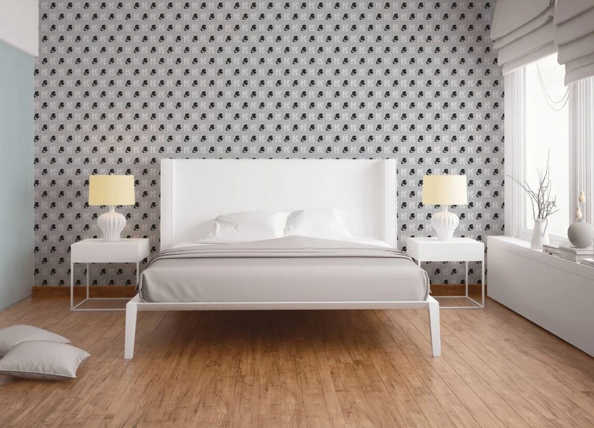 A.S. Creation AS Creation Karl Lagerfeld - Papier Peint Portrait - Design "Kameo" Dessin - Argent Noir Blanc Métallisé - 1005 X 53 Cm 10 A.S. Creation AS Creation Karl Lagerfeld - Papier Peint Portrait - Design "Kameo" Dessin - Argent Noir Blanc Métallisé - 1005 X 53 Cm – Image 10