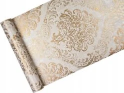 A.S. Creation AS Creation Metropolitan Stories 3 - PAPIER PEINT ORNEMENTS BAROQUES - Or Blanc Crème - 1005 X 53 Cm -Décoration d'intérieur 1200x901