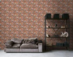 A.S. Creation AS Creation MICHALSKY - Papier Peint Jungle - Singes Araignées Entre Les Feuilles - Orange Gris Noir - 1005 X 53 Cm -Décoration d'intérieur 1200x931 26