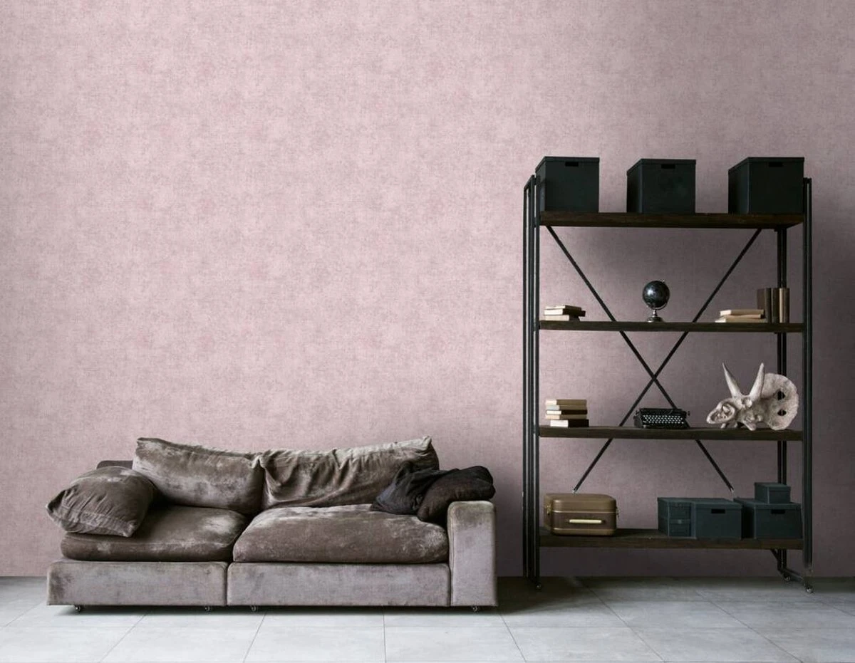 A.S. Creation AS Creation Trendwall 2 - PAPIER PEINT STRUCTURE VINTAGE - Avec Effet Métallisé - Or Rose Rose - 1005 X 53 Cm 4 A.S. Creation AS Creation Trendwall 2 - PAPIER PEINT STRUCTURE VINTAGE - Avec Effet Métallisé - Or Rose Rose - 1005 X 53 Cm – Image 4