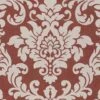 A.S. Creation PAPIER PEINT ORNEMENTS BAROQUES TRADITIONNELS - Beige Rouge Métallisé - AS Creation Trendwall