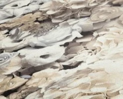 A.S. Creation AS Creation Trendwall 2 - PAPIER PEINT FLORAL ROMANTIQUE - Roses Et Hortensias - Gris Beige Jaune - 1005 X 53 Cm -Décoration d'intérieur 1200x960 60