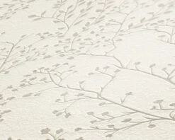 A.S. Creation AS Creation Trendwall 2 - FILIGRAPHE BRANCHES ET FEUILLES PAPIER PEINT - Fleurs Rurales - Blanc - 1005 X 53 Cm -Décoration d'intérieur 1200x960 77