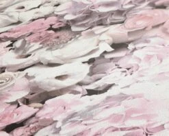 A.S. Creation AS Creation Trendwall 2 - PAPIER PEINT FLORAL ROMANTIQUE - Roses Et Hortensias - Rose Gris Blanc Lilas - 1005 X 53 Cm -Décoration d'intérieur 1200x960 89