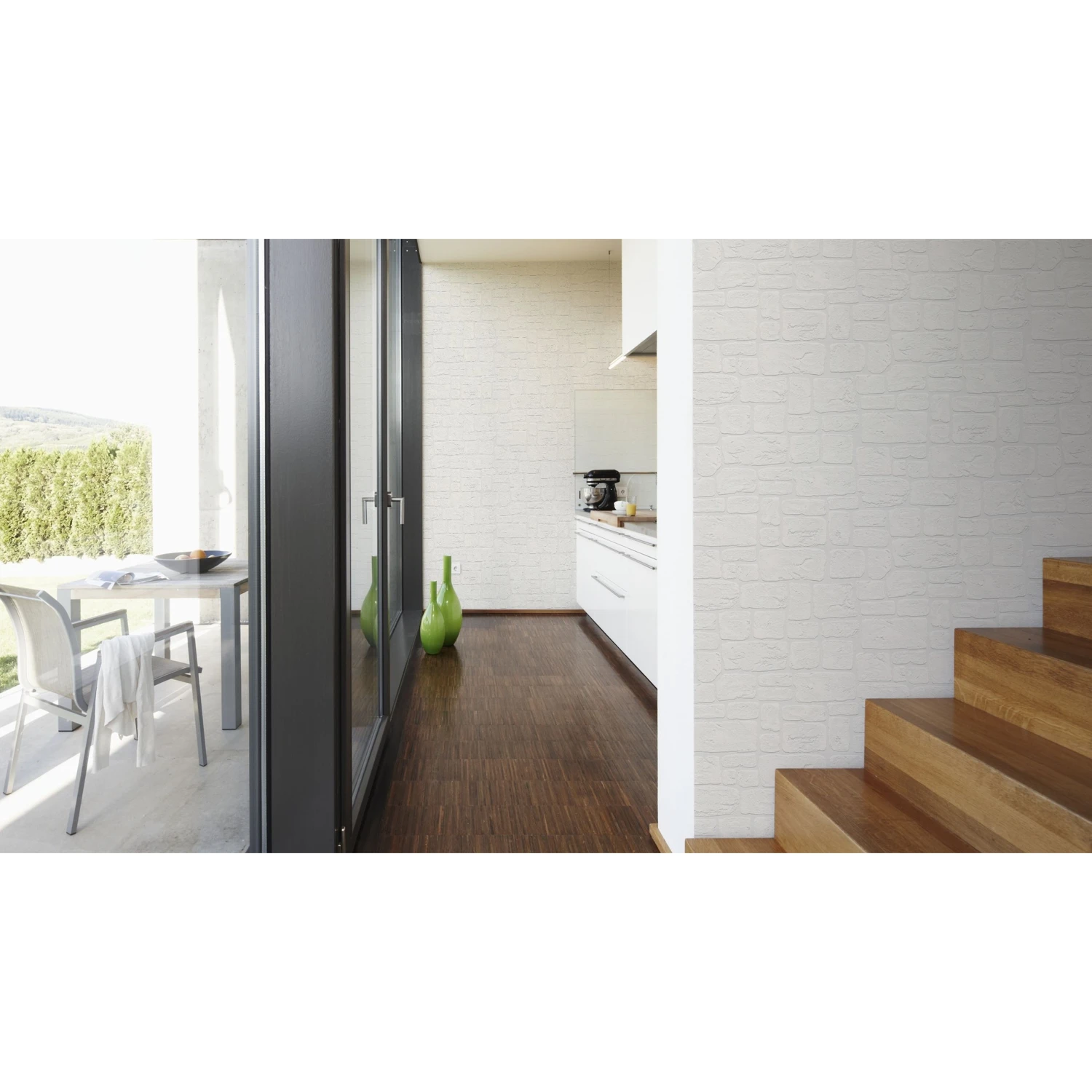 A.S. Creation Simply White 4 | 204042 | Papier Peint Papier Uni | 0.53 M X 10.05 M | Blanc 2 A.S. Creation Simply White 4 | 204042 | Papier Peint Papier Uni | 0.53 M X 10.05 M | Blanc – Image 2