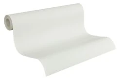 A.S. Creation Elegance 2 | 211798 | Papier Peint Intissé Uni | 0.53 M X 10.05 M | Blanc