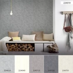 A.S. Creation Elements | 224019 | Papier Peint Intissé Effet Béton | 0.53 M X 10.05 M | Gris -Décoration d'intérieur 224019 8