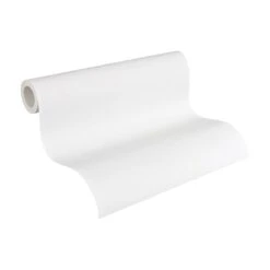 A.S. Creation Meistervlies | 248718 | Papier Peint Intissé Enduit | 0.53 M X 10.05 M | Blanc