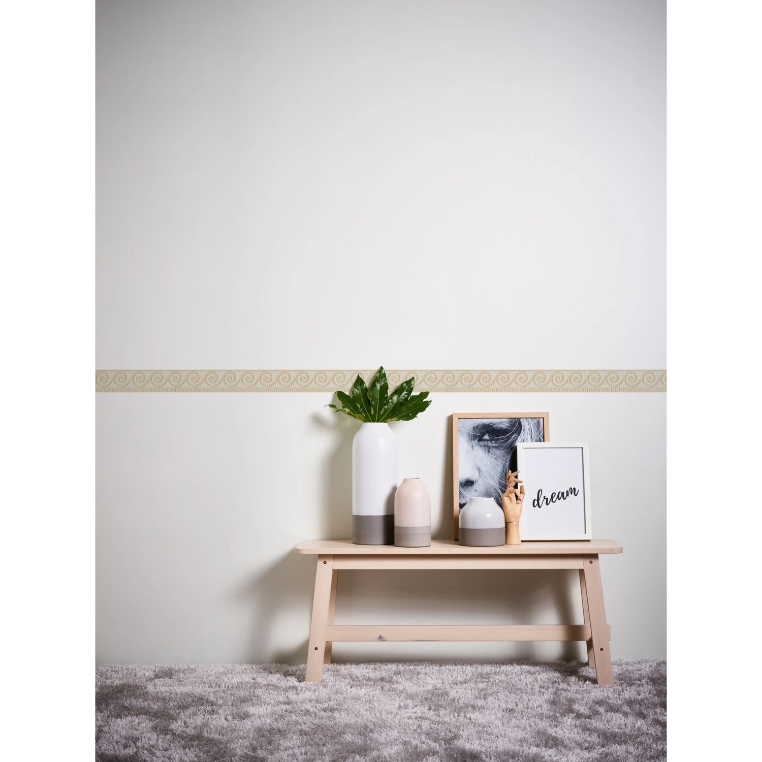 A.S. Creation Only Borders 9 | 259219 | Frise Murale Adhésive | 0.05 M X 5 M | Beige 3 A.S. Creation Only Borders 9 | 259219 | Frise Murale Adhésive | 0.05 M X 5 M | Beige – Image 3