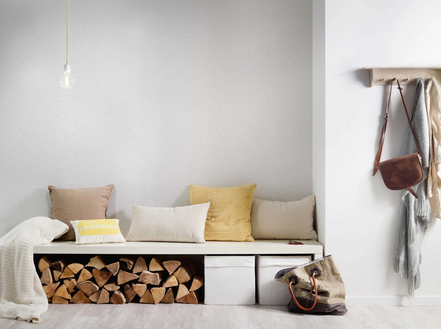 A.S. Creation Simply White 4 | 272812 | Papier Peint Papier Uni | 0.53 M X 10.05 M | Blanc 2 A.S. Creation Simply White 4 | 272812 | Papier Peint Papier Uni | 0.53 M X 10.05 M | Blanc – Image 2