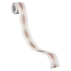 A.S. Creation Only Borders 9 | 282224 | Frise Murale Adhésive | 0.05 M X 5 M | Beige