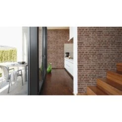 A.S. Creation Authentic Walls 2 | 302191 | Papier Peint Imitation Brique Pierre En Papier | Rouge -Décoration d'intérieur 302191 5