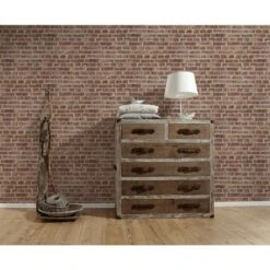 A.S. Creation Authentic Walls 2 | 302191 | Papier Peint Imitation Brique Pierre En Papier | Rouge -Décoration d'intérieur 302191 8